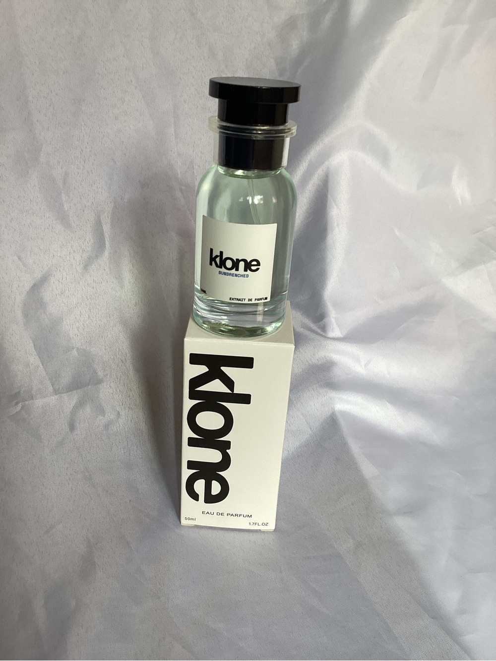 Klone Eau de Parfum - Clear Glass Bottle with Black Cap
